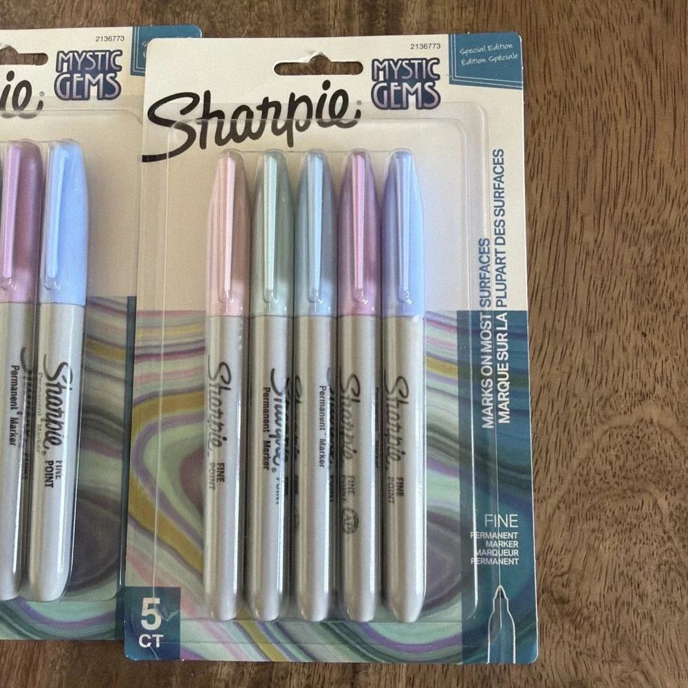 SHARPIE (2-PACK) Special Edition Mystic Gem Colors Fine Point Permanent Markers